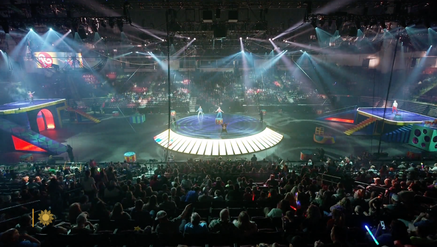 Audience view of Ringling Bros. And Barnum & Bailey